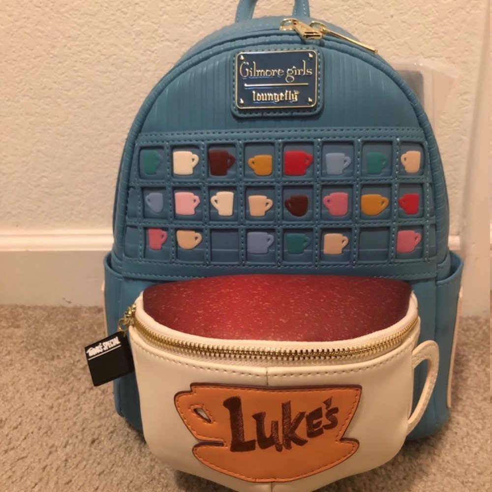 Loungefly Gilmore Girls Lukes Diner Coffee Mini Backpack
